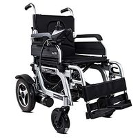YOLANDEK Registered Foldable Motorized Wheelchair Electric Power Wheelchair - Lightweight and Durable - Weighs only 35KG with Battery - Supports 130kg