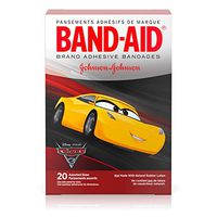 Band-Aid Brand Adhesive Bandages for Minor Wound Care, Disney/Pixar Cars 3™, Assorted Sizes, 20 ct