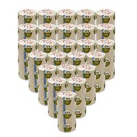 GT USA Organic Elastic Bandage Wrap (4" Wide, 25 Count Case) | Hook & Loop Fasteners at Both Ends | Latex Free Hypoallergenic Compression Roll