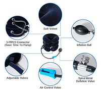 Dr. Comfy Adjustable Cervical Neck Traction Device for Neck Pain and Home Use, Manage Symptoms of Chronic Health Condition-Blue