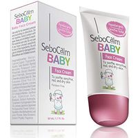 SeboCalm Baby Face Cream Lotion - Hypoallergenic Vegan Facial Moisturizer Safe Babycare Formula for Newborns and Toddlers Dry Rash and Sensitive Skin