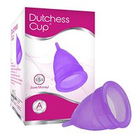Dutchess Reusable Menstrual Cup - Best Feminine Care Alternative Protection to Cloth Sanitary Napkins and Tampons (Post-Childbirth, 1x Purple)