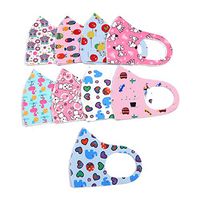 Yeahii 10Pcs Anti Dust Maxk Breathable Sponge Dustproof Mouth Maxk Color Radom for Children Kids