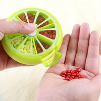 Fheaven (TM) Weekly Pill Organizer Pill Box & Travel Pill Case 7-Day Round Medicine Pill Vitamin Box Case Storage Dispenser Organizer Holder (Green A)