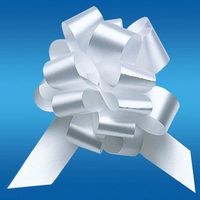 #40 White Perfect Bow (1 per package)