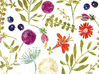 Alpine Meadow Print Design Gift Grade Tissue Paper Sheets - 15" x 20" Choose Package Amount (48)