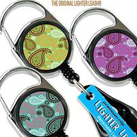 LIGHTER LEASH Premium Clip Paisley Series