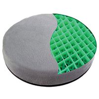 Comfort 360 Gel Swivel Cushion - Breathable Rotating Pivot Disc Chair Seat Pad for Home, Car, Office