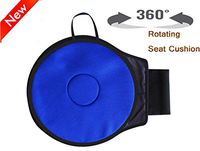 Swivel Seat Cushion, 360° Rotating Seat Cushion Non-Slip Auto Car Mat Round Disc Chair Pads Breathable Base Revolving Lightweight Flexible Mobility Aid