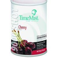 TimeMist 1042646 9000 Shot Metered Air Fresheners, Cherry, 7.5oz, Aerosol (Case of 4)
