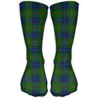 XIUARROWXIU Womens Scottish Tartan Plaid Socks Champion Dress Athletic Work Long Knee High Stockings Tights