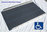 Aluminum Wheelchair Ramp 3ft X 34" Portable Strong & Sturdy