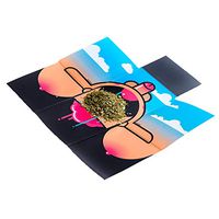 CASE ON IT Folding Rolling Tray. Small, Smell Proof, Easy to Carry with Crazy Designs (Penis, 1 Unit)