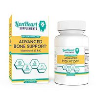 LionHeart Supplements - Vitamins ADK supplement - Bone Support Structure - Dr Formulated - Vitamin D3 & K2 (MK-7) - 60 Veg Caps