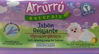 Arrurru Naturals Jabon Relajante, Soft Soap for babies 3.52 oz