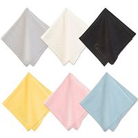 SHINLIF Microfiber Cleaning Cloths 9.8x9.8 Inch - Perfect for Cleaning Cell Phones, Lenses, Laptops, Tablets, Glasses, Spectacles, Silverware, Screens, and Delicate Surface(6 Pack）