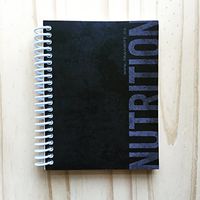 TrainRite Compact Nutrition Journal – Black