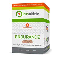 PurAthlete Endurance Hydration Powder + Recovery Drink Electrolyte Replacement with Hydrolyzed Whey Protein Isolate for Athletes - Magnesium, Glutamine, Amino Acids Real Time Bioavailability (10 Pack)
