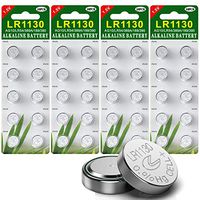 40 Pack Button Cell Batteries 1.5V Alkaline AG10/189/389/LR1130 with Long Shelf Life