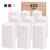 Wholesale Bulk White Shop Towels (625 Units) - 14 x 14 100% Cotton - Route Ready Industrial Quality Commercial Auto Mechanic Car Wash - Clean, Absorbent, Reusable