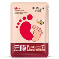 Foot Mask Peeling Feet Masks,Putars Fashion 1Pc Exfoliating Peel Off Foot Mask Baby Soft Feet Remove Callus Hard Dead Skin Orange