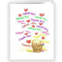 Cute Bear Thank You for Kids - 10 Boxed Note Cards & Envelopes