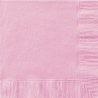 Light Pink Paper Napkins, 20ct