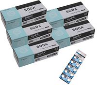 AG13 LR44 L1154 357 A76 Alkaline Button Cell Battery with Retail Blister Pack Cards (1000)