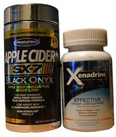 Xenadrine Effective 60 Capsules Bundle with MuscleTech SX-7 Black Onyx Apple Cider 150 Capsules