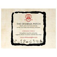 The Dharma Patch All Natural Pain Relief Associated with Arthritis, Backache, Muscle Strains, Sprains, Bruises, Joint Pain, Cramps, Strong Flexibility, Lasting Mobility, and Protection. (1 Patch)