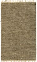 Brown Leather & Hemp Matador 30"x50" Rug
