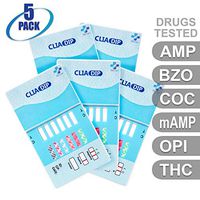 MiCare [5pk] - 6-Panel Urine Drug Test Card (AMP/BZO/COC/mAMP/OPI/THC) #MI-WDOA-264