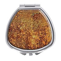 Udoosun Rusty Metal Decorative Boxes Pill Box Silver Single Compartment Pocket Purse Travel Pill Case Medicine Tablet Holder Wallet