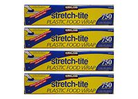 Kirkland Signature Stretch Tite Plastic Food Wrap 11 7/8 Inch X 750 SQ. FT. Pack 4