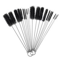 10Pcs Nylon Bottle Tube Nozzle Brushes Cleaning Brush Cleaner Set Kitchen Tool