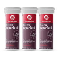 Amazing Grass Effervescent Tablets, Green Superfood Water Flavoring Tablet, Antioxidant Blend and One Serving of Alkalizing Greens, Berry Flavor, 30 Count