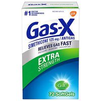 Gas-X Extra Strength Softgel for Fast Gas Relief, 72Count