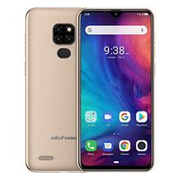 Rcsbtd Treble SIM & OTG(Black), Network: 4G, Android 9.0 MT6761 Quad-core 64-bit 2.0GHz, 6.1 inch Waterdrop Screen, Trio Nates Cameras & Face Unlock & Fingerprint ID Identification, 3GB+32GB