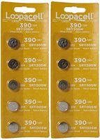 Loopacell Watch Batteries 390 SR1130SW (10 Batteries)