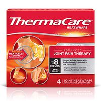 ThermaCare Advanced Multi-Purpose Joint Pain Therapy Heatwraps, Up to 8 Hours of Pain Relief, Temporary Relief of Joint Pains, 4 Count (Pack of 1)