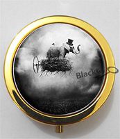 BlackKey White Elephant 3-Compartment Decorative Pocket Gift Box Case Organizer for Pill, Color 2 -2246