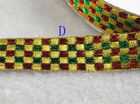 25y Woven Sparkle Glitter Ribbon Headband Clips Bow 20mm-(Pick Colour) (D)