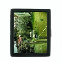 Perfection In Style Metal Cigarette Case Vintage Farm Design 011