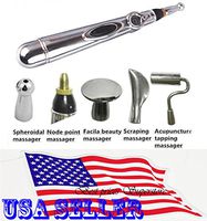 SD MERIDIAN ACUPUNCTURE PEN WITH 5 MASSAGE HEAD ENERGY PAIN THERAPY RELIEF
