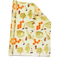 Reusable Food Wrap Rolled Beeswax Fresh Cloth Eco-Friendly Natural Food Grade Storage Sustainable, Compostable and Biodegradable, No Synthetic Wax or Chemicals