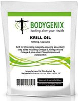 Brand New Pack of"Krill Oil" 1000mg Capsules (Made in UK) [Several Sizes Available] (120)