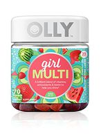 OLLY Teen Girl Multi Gummy Multivitamin, 35 Day Supply (70 Count), Berry Melon Besties, Vitamins A, C, E, Biotin, Antioxidants, Kids, Chewable Supplement