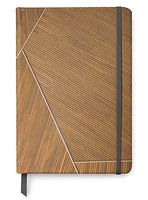 Wood Themed Designs UV Printed on PU Leather A5 Bullet Dotted Journal Notebook