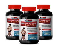 Pills for Men Sex Drive - Best Testosterone Booster for Men - Male Enhancement Complex - tongkat ali Supplement - 3 Bottles 180 Capsules