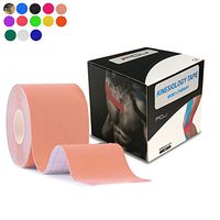Kinesiology Theraeputic Tape Physio for Athletic Sports Recovery Pain Relieve Strong Adhesion Waterproof Original Cotton Uncut 2 Inch x 16.4 Feet (Beige)
